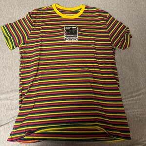 Polaroid Stripe Graphic T-Shirt